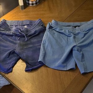 Blue Athletic Brand Shorts Set